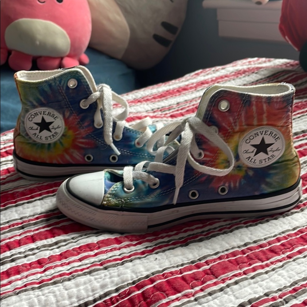 Converse Kids Tie-Dye High Top Sneakers - Picture 1 of 6